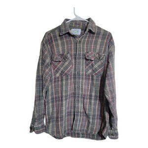 Alaska Wilderness Gear 1959 Shirt Men L Multi Plaid Flannel Gorpcore Country